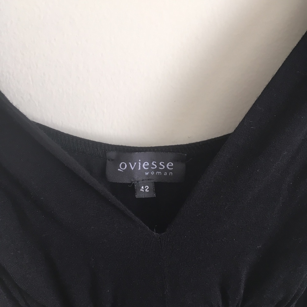 SALE Oviesse | Black Italian Braided Dress Small - Picture 2 of 4